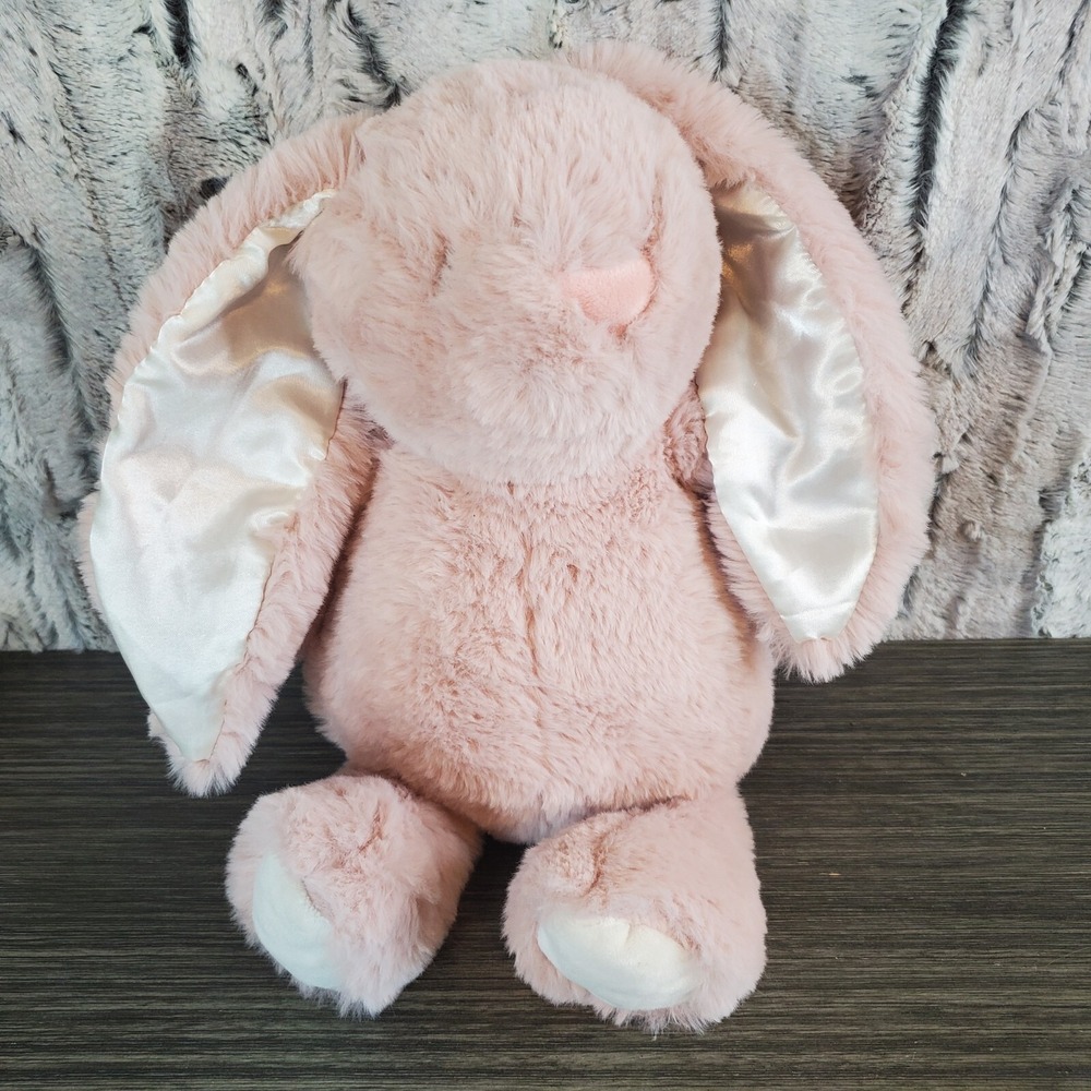 Spark Create Imagine Pink Bunny Rabbit‎ Plush Stuffed Animal Satin Ears Easter